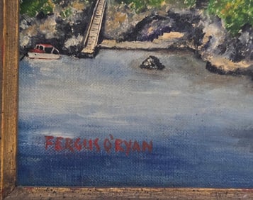 Fergus O'Ryan 1911-1989. Painter born in Limerick, he attended Limerick School of Art where he