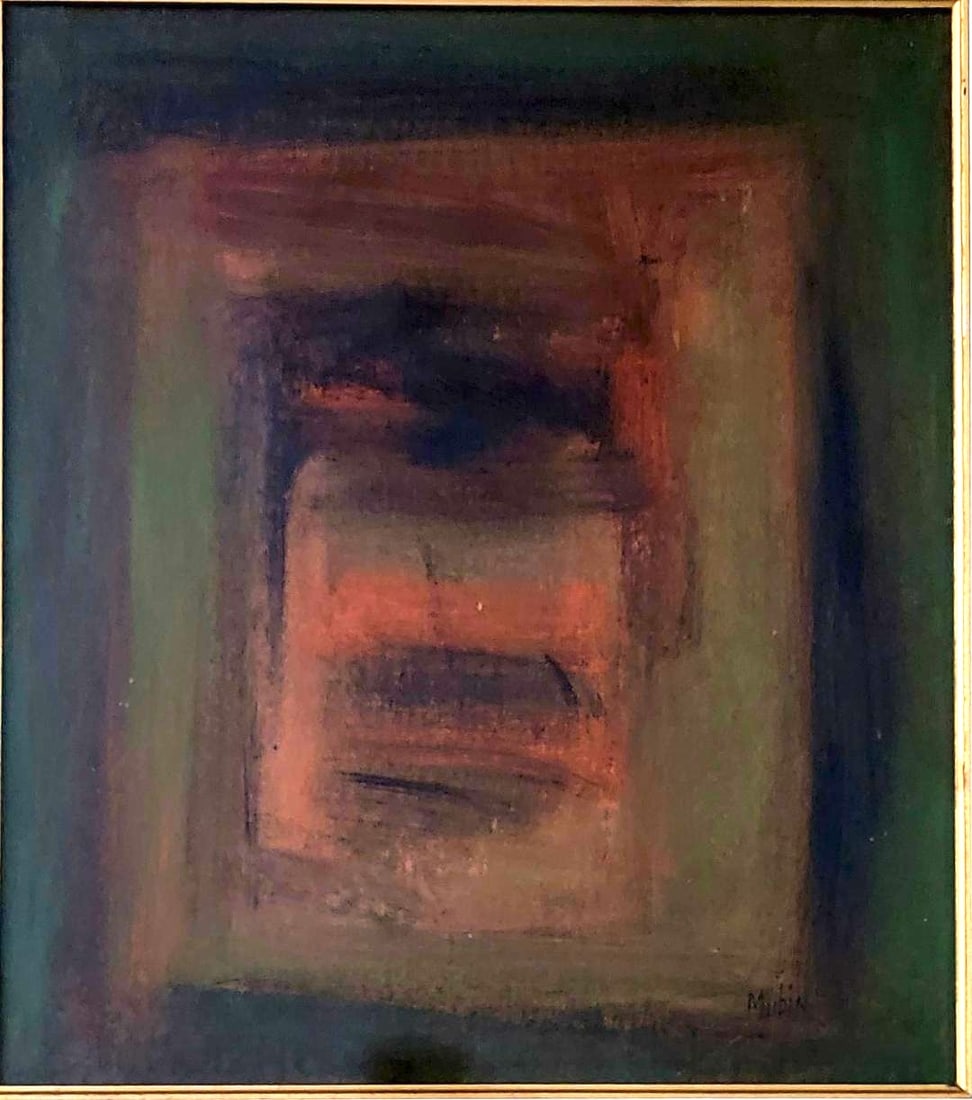 Orhon Mubin,(1924-1981) Turkish artist of the 20th century, produced a considerable body of drawings (1 of 2)