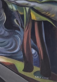 Emily Carr was a Canadian artist who was inspired by the monumental art and villages of the First
