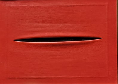 Lucio Fontana ,was an Argentine-Italian painter, sculptor and theorist. He is mostly known as the
