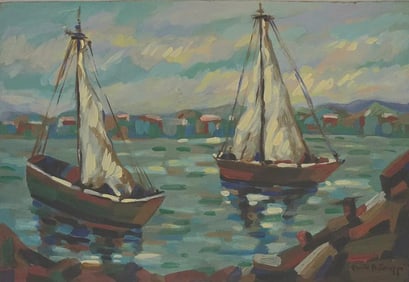 Emile Albert Gruppé (1896–1978) was an American painter, known for impressionistic landscapes and