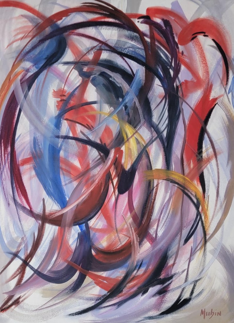 Orhon Mubin,(1924-1981) Turkish artist of the 20th century, produced a considerable body of drawings (1 of 2)