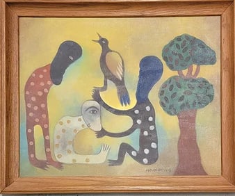 Manuel Mendive is an eminent Afro-Cuban painter , sculptor, and performance artist.One of the most a