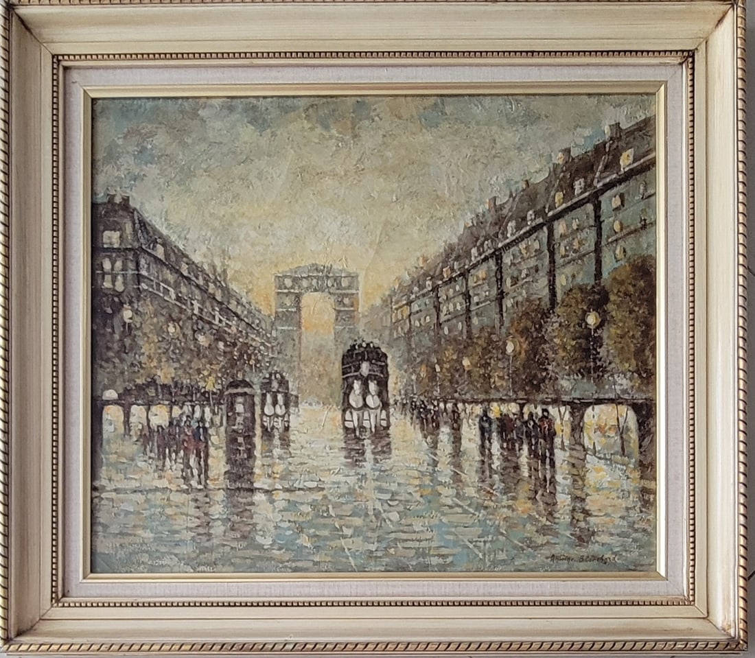 Antoine Blanchard is the pseudonym under which the French painter Marcel Masson painted his