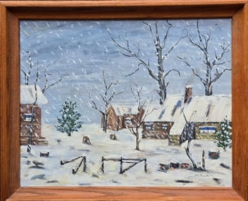 Walter Emerson Baum (b 1884; d 1956) American Impressionist painter, Walter Emerson Baum was born in