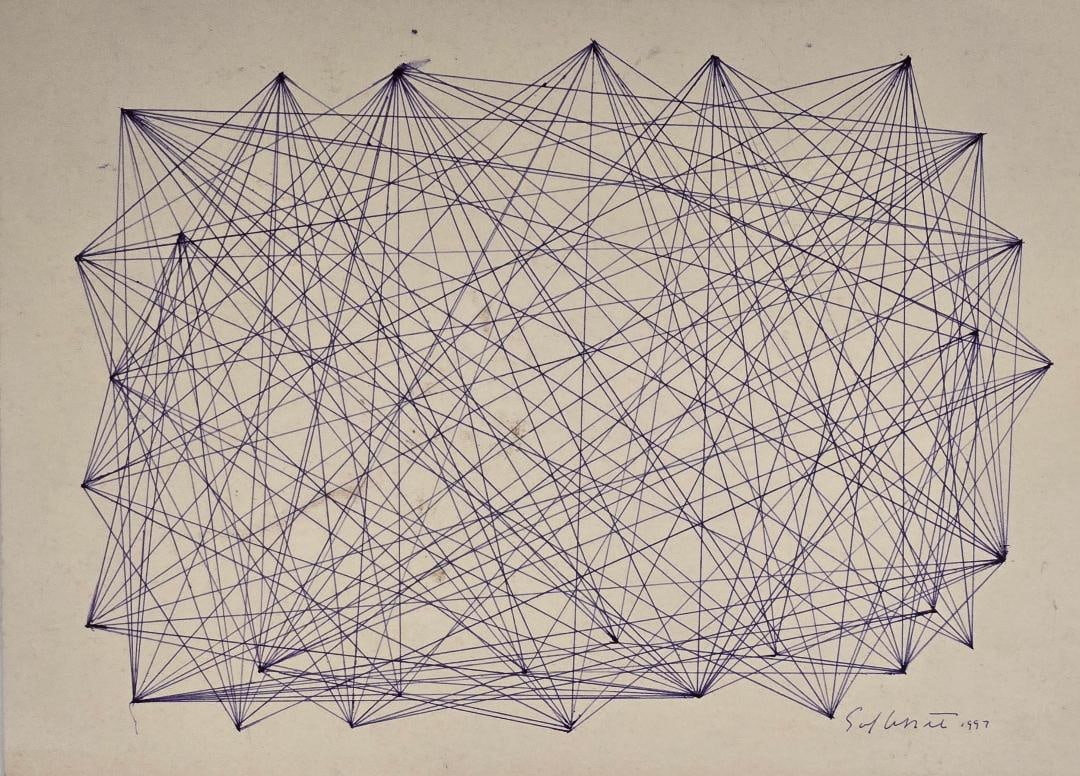 Solomon "Sol" LeWitt was an American artist linked to various movements, including conceptual art (1 of 2)