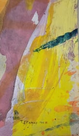 Theodoros Stamos was a Greek-American painter. He is one of the youngest painters of the original