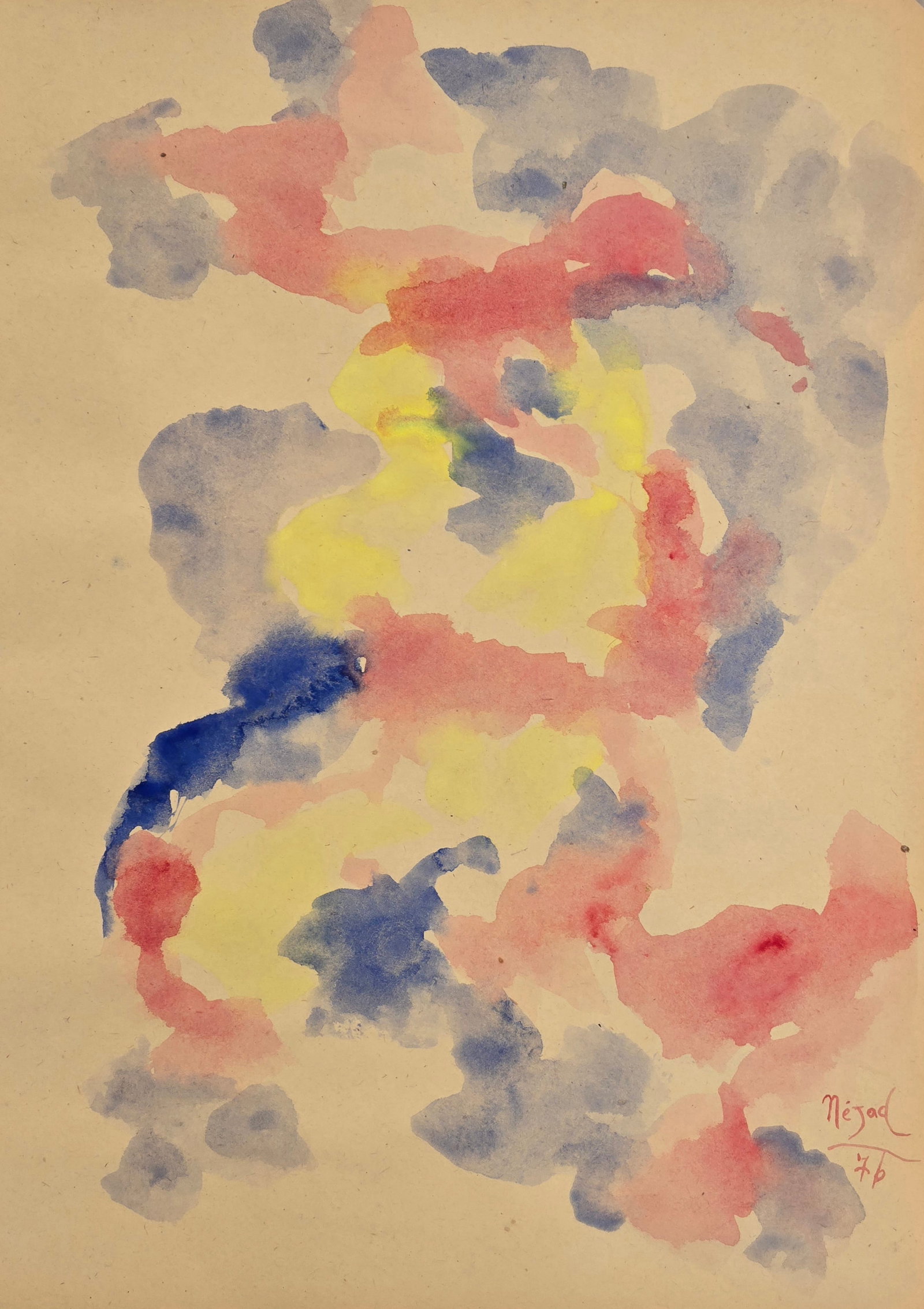 Nejad Melih Devrim was active/lived in Turkey, France . Born to a highly educated family of artists: Nejad Melih Devrim was active/lived in Turkey, France . Born to a highly educated family of artists and poets, he was the son of a pioneering female artist ...Private collector,Mix Media on Paper,size