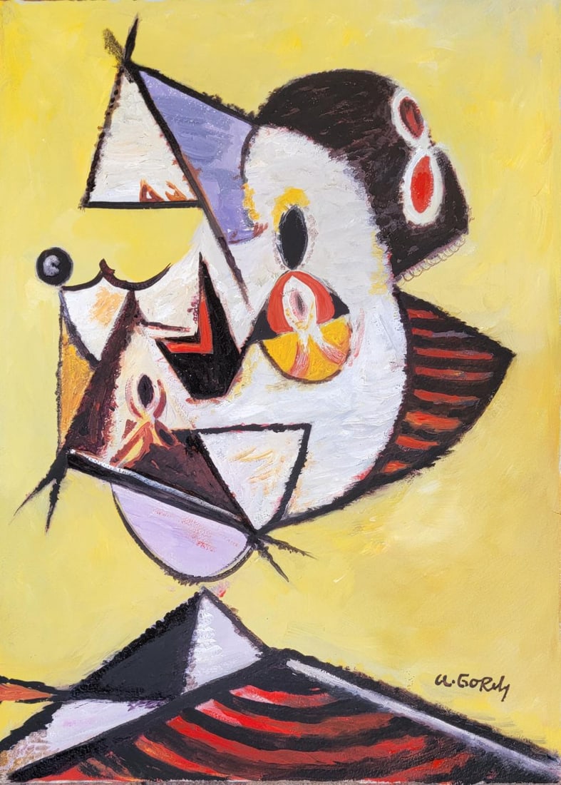 Arshile Gorky was an Armenian-American painter who had a seminal influence on Abstract (1 of 2)