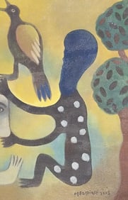 Manuel Mendive is an eminent Afro-Cuban painter , sculptor, and performance artist.One of the most
