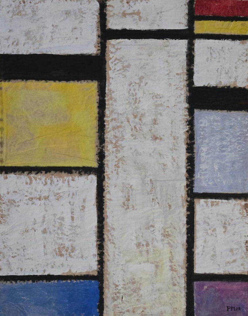 Piet Mondrian was a Dutch artist famous for his iconic Composition series of grid paintings composed (1 of 1)