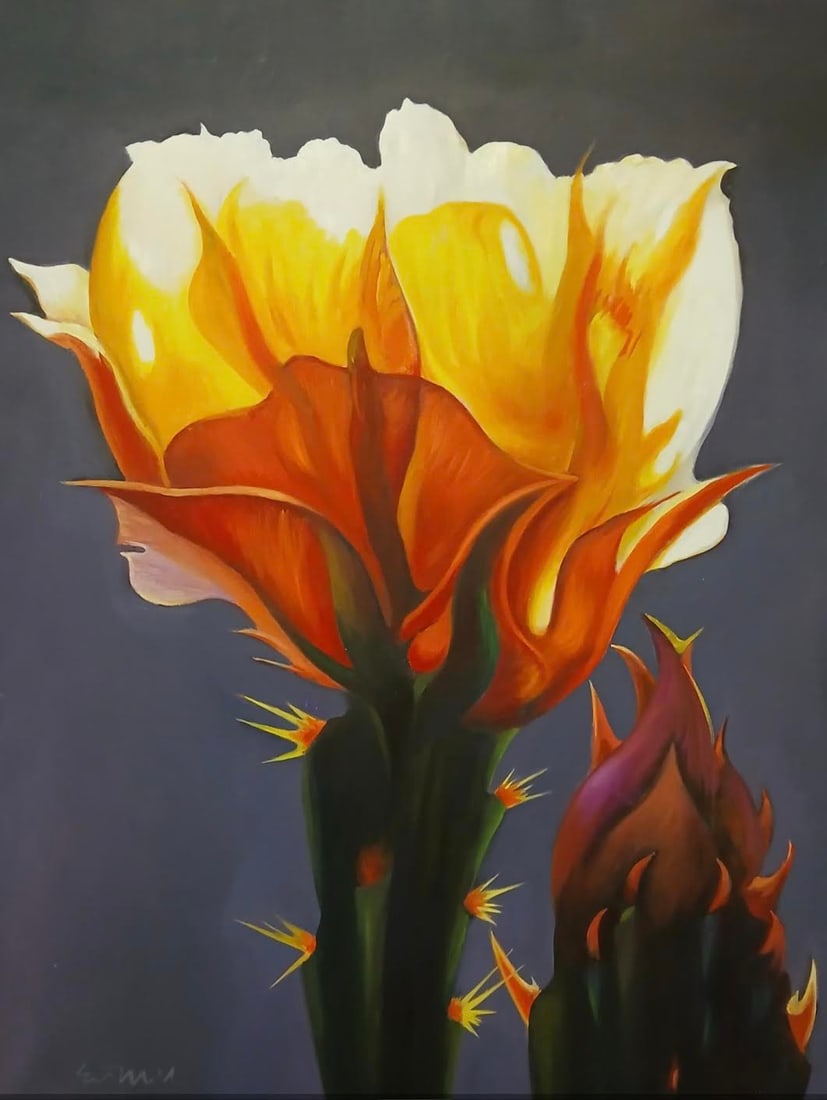 Ed Mell was an American painter from Phoenix, Arizona. He specialized in depictions of landscapes of (1 of 3)