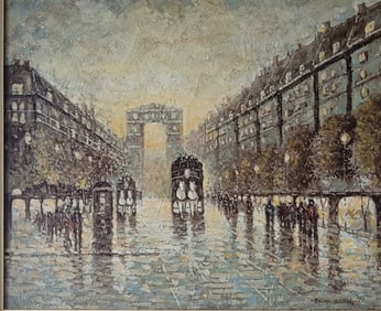 Antoine Blanchard is the pseudonym under which the French painter Marcel Masson painted his