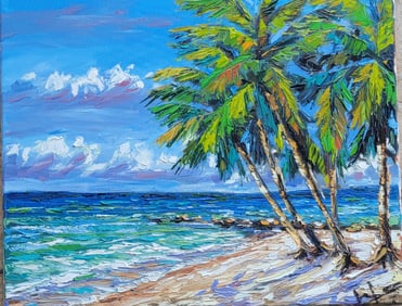 Yasseff Ballesteros Amengual,(FEFO).Contemporary Cuban artist,living in US,Oil on Canvas,size:24??h