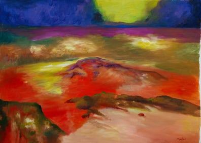Richard Mayhew was an American landscape painter, illustrator, and arts educator, of Native and Afri