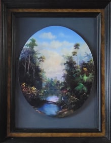 Albert Ernest Backus (1906-1990) was a largely self-taught artist from Fort Pierce, Florida who crea