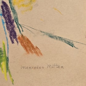 Mercedes Matter was an American painter, draughtswoman, and writer. She was a founding member of the