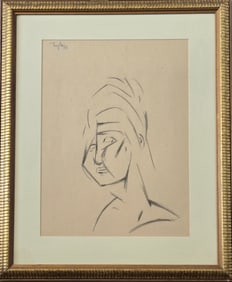 Tyeb Mehta was an Indian painter, sculptor and film maker. He was part of the Bombay Progressive
