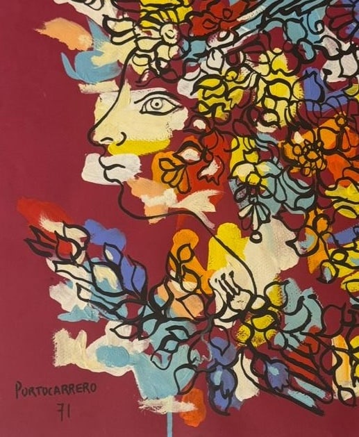 René Portocarrero (born Havana, 24 February 1912; died Havana, 7 April 1985) was a Cuban artist: René Portocarrero (born Havana, 24 February 1912; died Havana, 7 April 1985) was a Cuban artist recognised internationally for his achievements.Portocarrero began his artistic education at the San Al