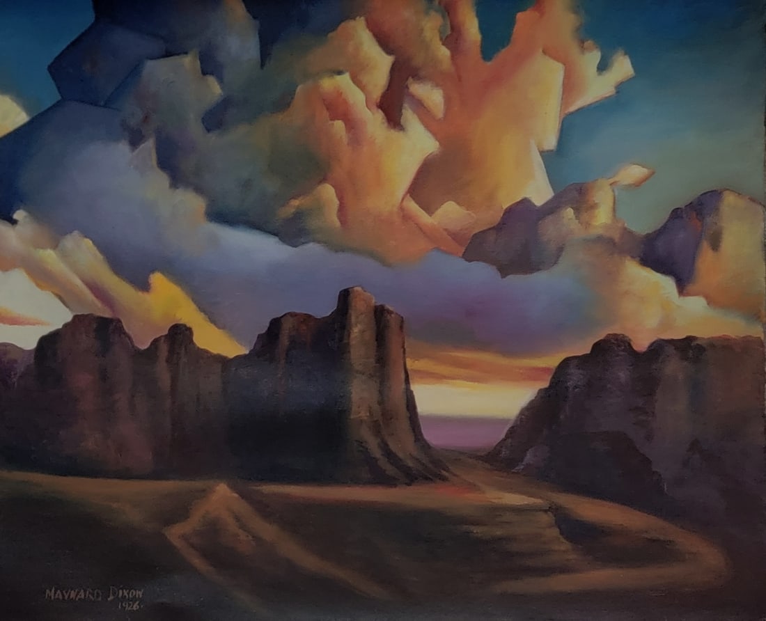 Maynard Dixon was an American artist. He was known for his paintings, and his body of work focused o (1 of 3)