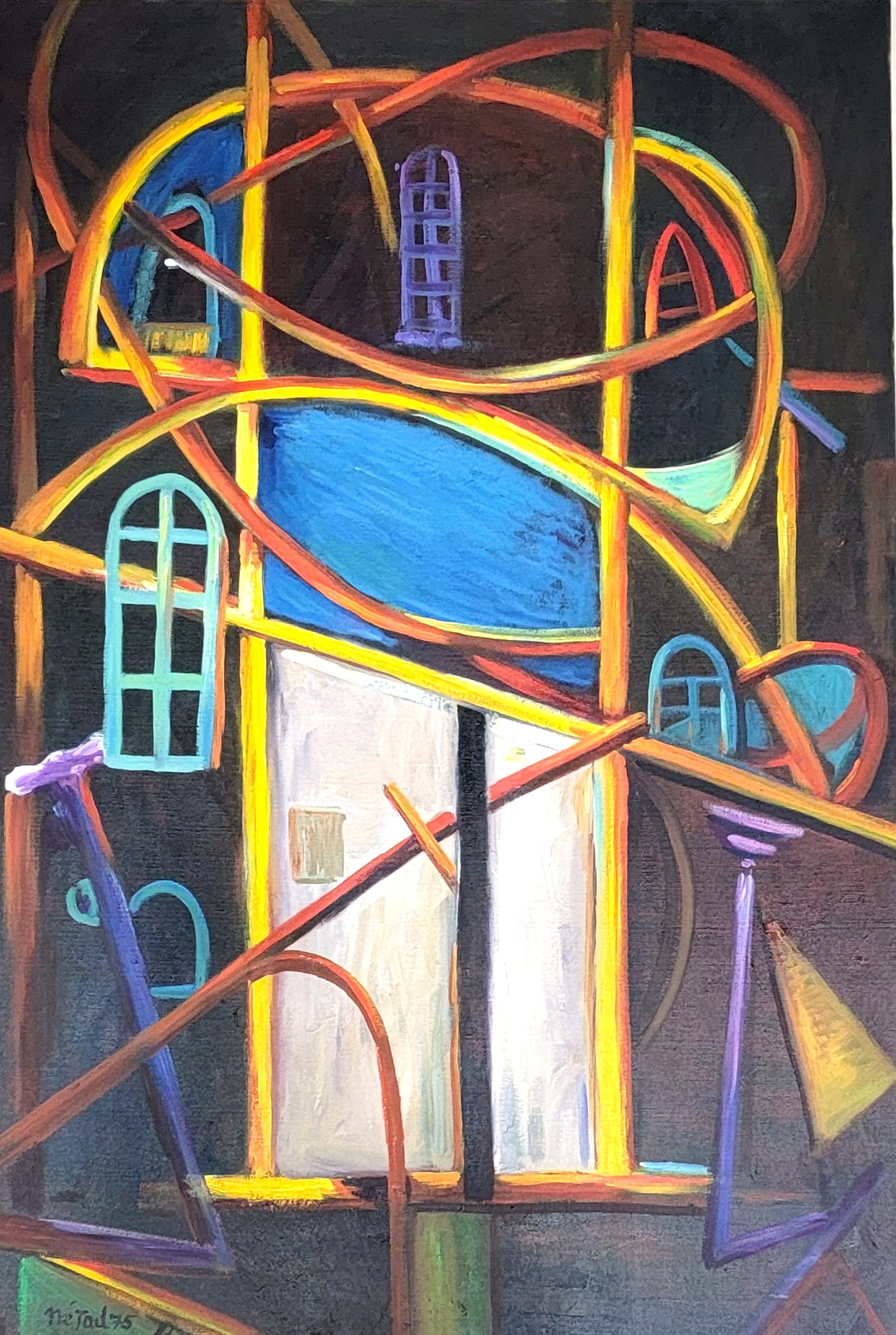 Nejad Melih Devrim was active/lived in Turkey, France . Born to a highly educated family of artists: Nejad Melih Devrim was active/lived in Turkey, France . Born to a highly educated family of artists and poets, he was the son of a pioneering female artist ...Private collector,Oil on Canvas ,size:36&