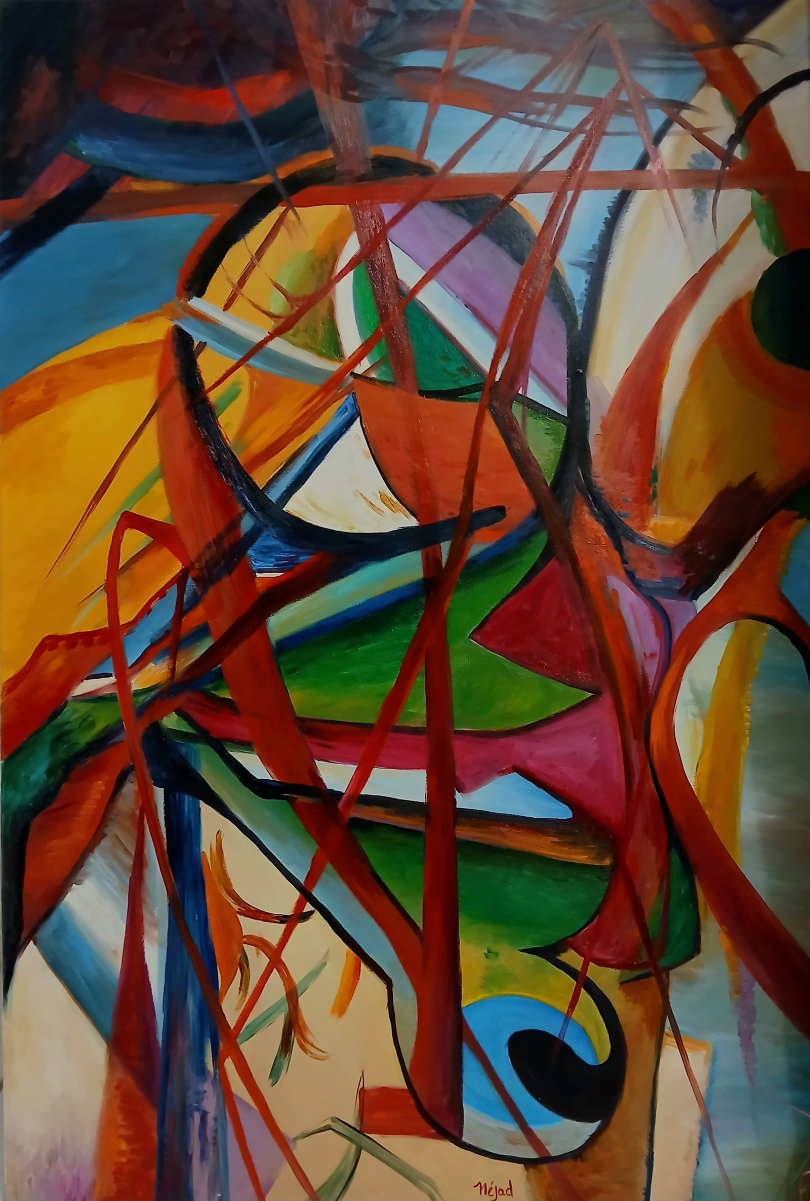 Nejad Melih Devrim was active/lived in Turkey, France . Born to a highly educated family of artists: Nejad Melih Devrim was active/lived in Turkey, France . Born to a highly educated family of artists and poets, he was the son of a pioneering female artist ...Private collector,Oil on Canvas Board,siz