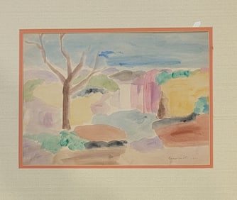 Louis Moilliet was an artist from Switzerland who was noted as a painter and stained glass designer.