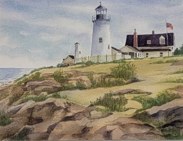 Andrew Winter was an Estonian-born American artist best known for his landscape paintings on the