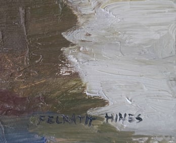 Felrath Hines was an African American visual artist and art conservator. Hines served as a