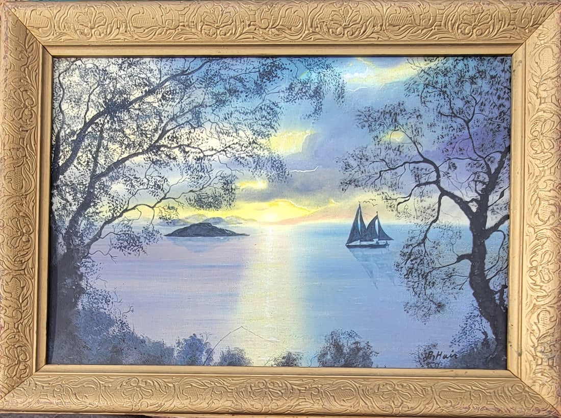 Alfred Hair (1941 - 1970) is an American landscape artist from Fort Pierce, Florida and one of the (1 of 2)