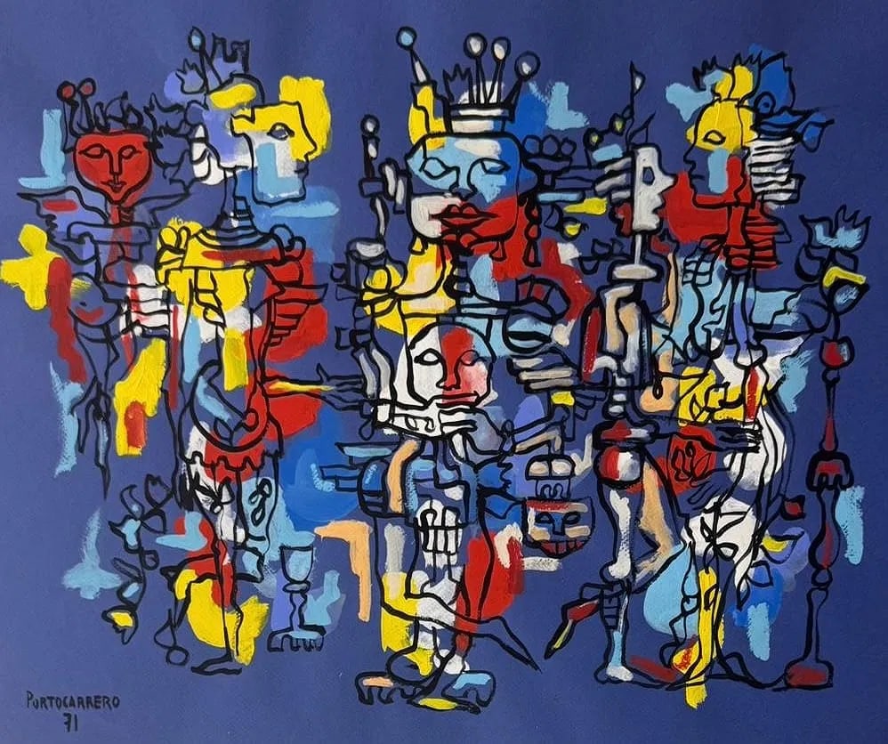 Rene Portocarrero,Born in the neighborhood of El Cerro, Havana, in 1912. He began painting from an (1 of 2)