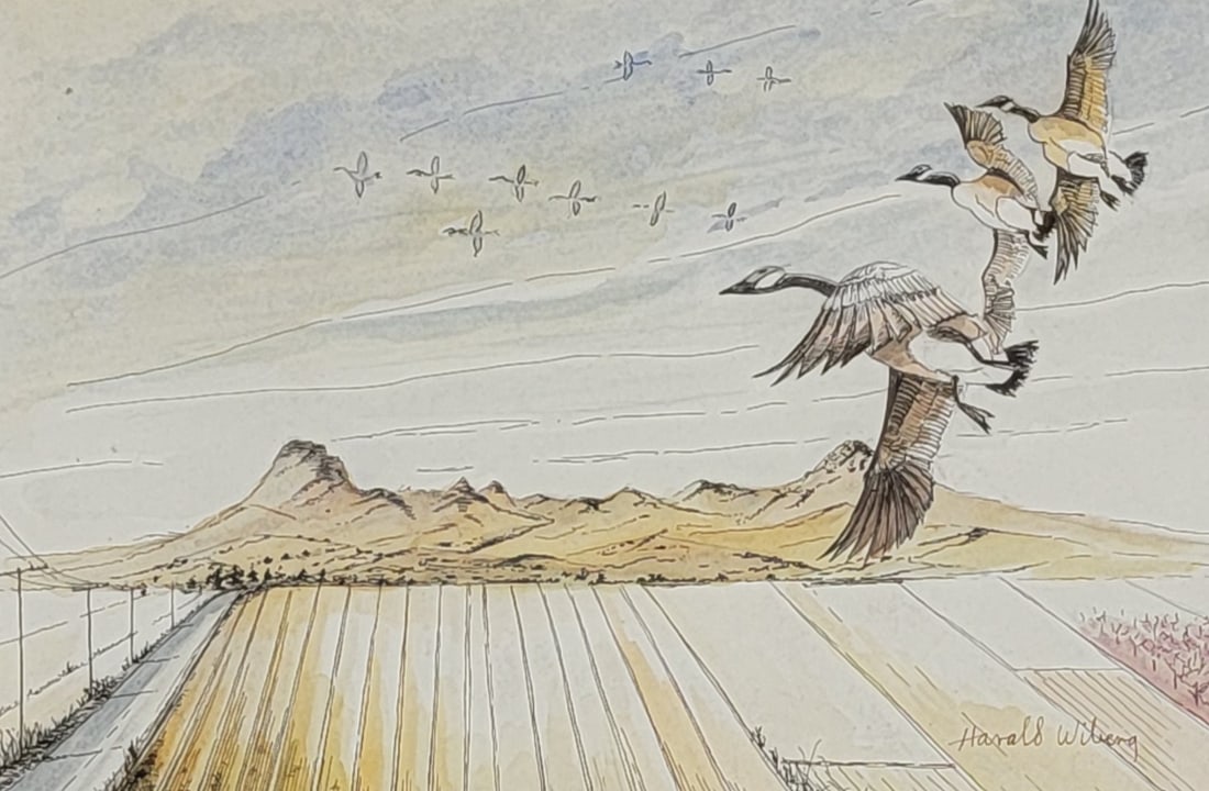 Harald Wiberg was a Swedish writer, artist and illustrator. He was best known for his illustrations: Harald Wiberg was a Swedish writer, artist and illustrator. He was best known for his illustrations in the books about Tomten and of Astrid Lindgren.Private Collector,Mix Media on Paper,size:8”h