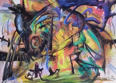 Emilio Vedova (9 August 1919 – 25 October 2006) was a modern Italian painter. He is considered one