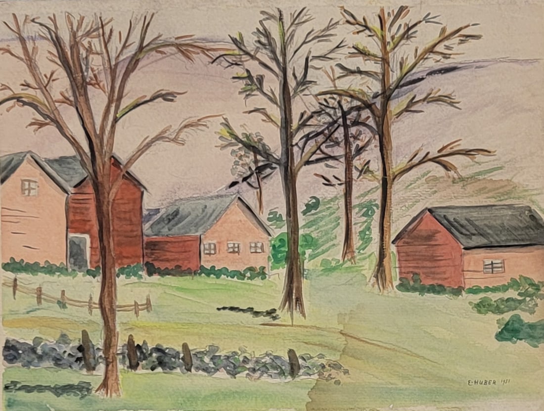 Ernst Huber was an Austrian painter. His work was part of the painting event in the art competition (1 of 2)