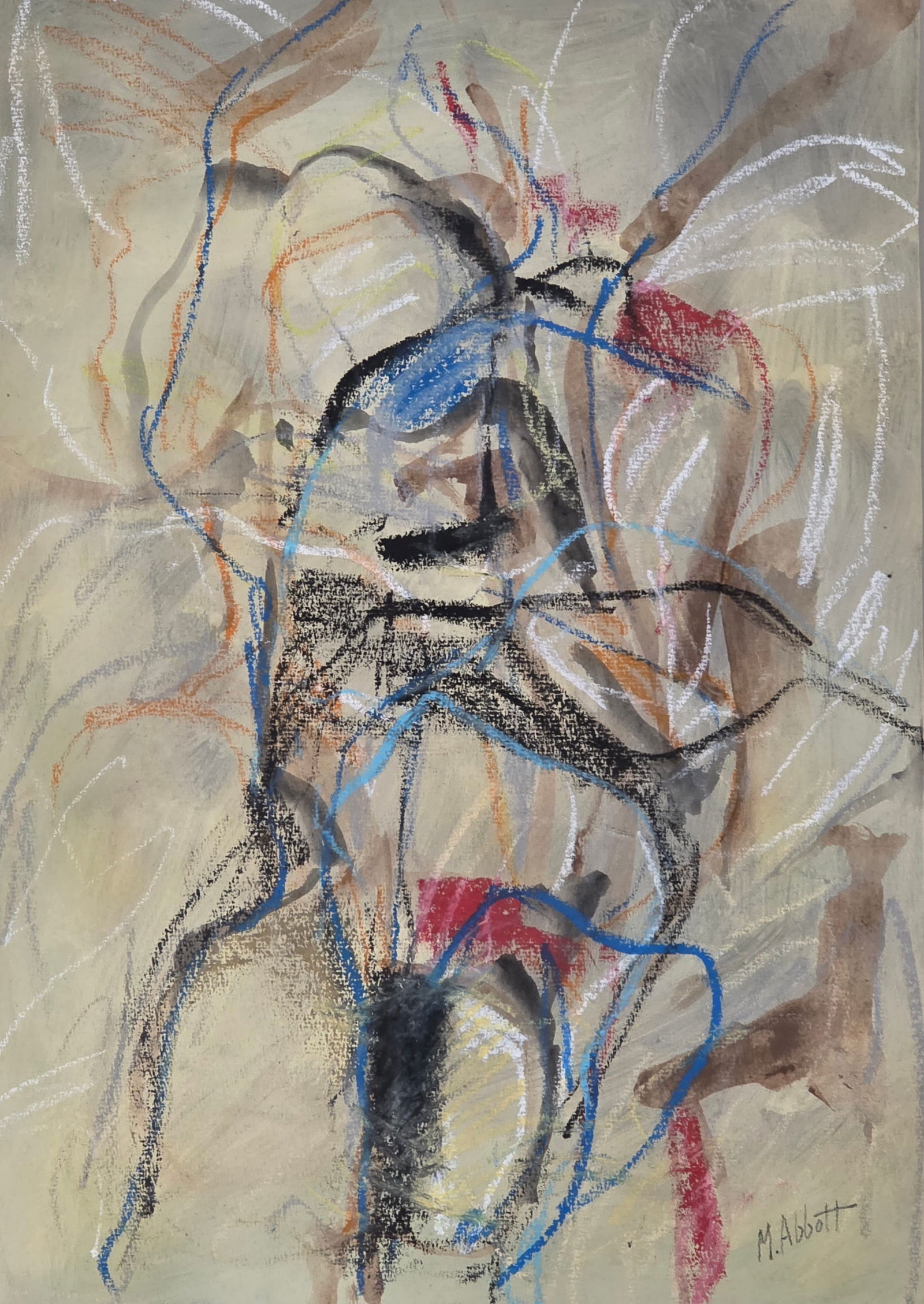 Mary Lee Abbott was an American artist, known as a member of the New York School of abstract express (1 of 2)