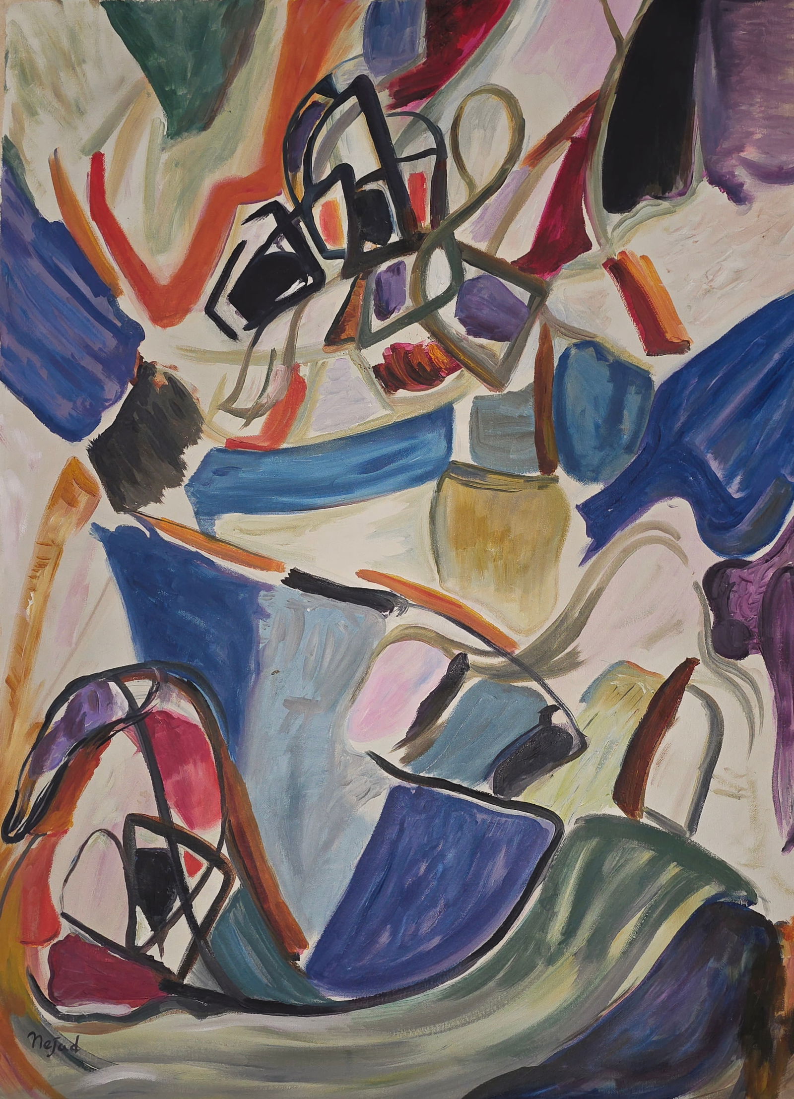 Nejad Melih Devrim was active/lived in Turkey, France . Born to a highly educated family of artists (1 of 2)