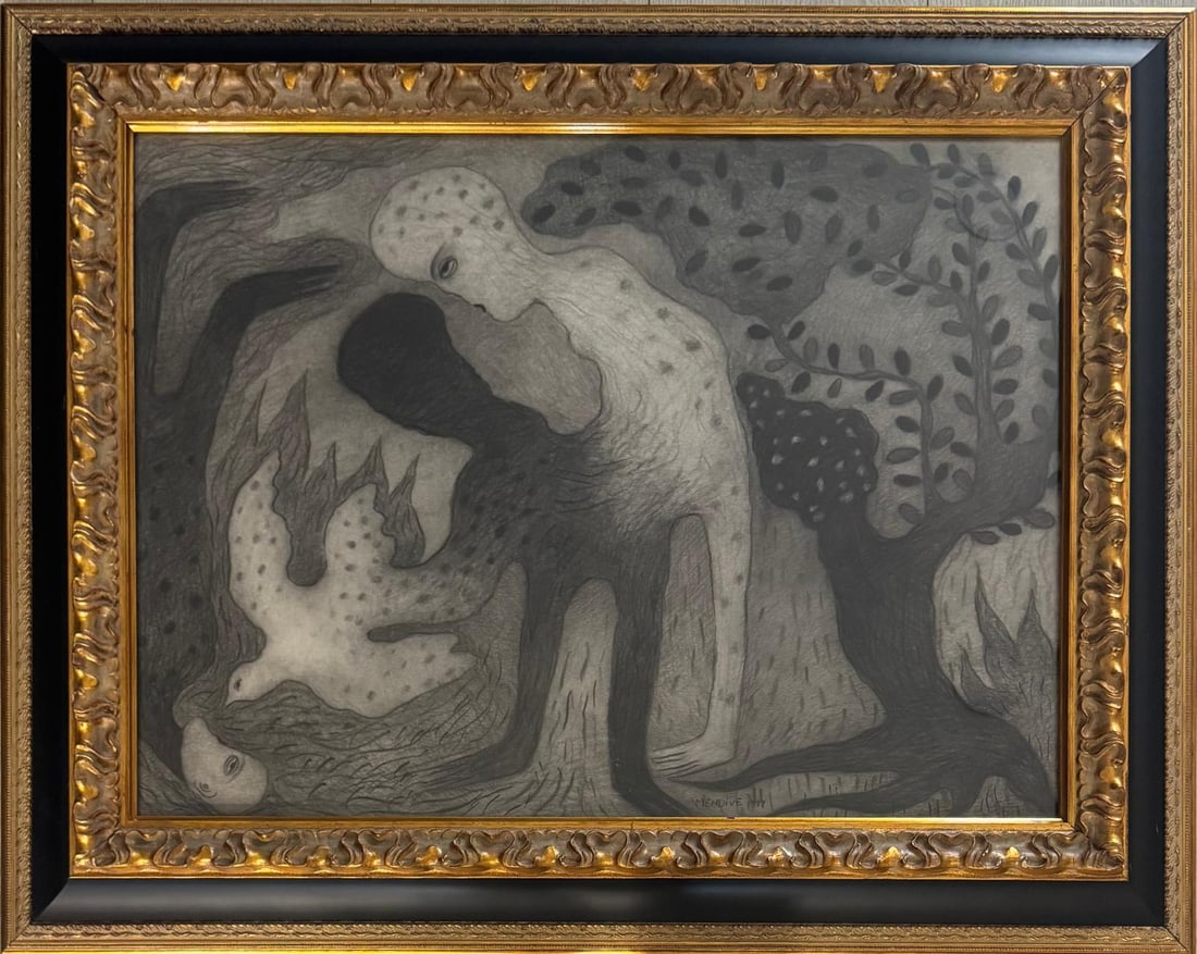 Manuel Mendive Hoyos is an Afro-Cuban artist. Mendive was born in Havana, Cuba, in 1944. His family (1 of 2)