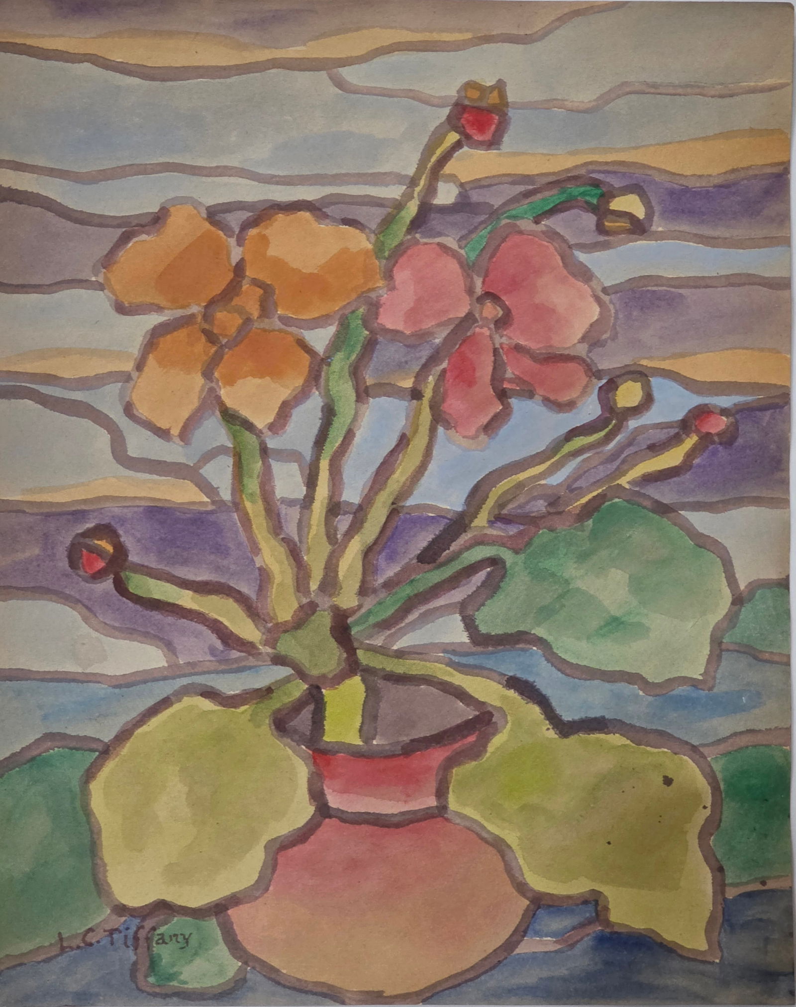 Louis Comfort Tiffany (February 18, 1848 – January 17, 1933) was an American artist and designer: Louis Comfort Tiffany (February 18, 1848 – January 17, 1933) was an American artist and designer who worked in the decorative arts and is best known for his work in stained glass.Tiffany's first art