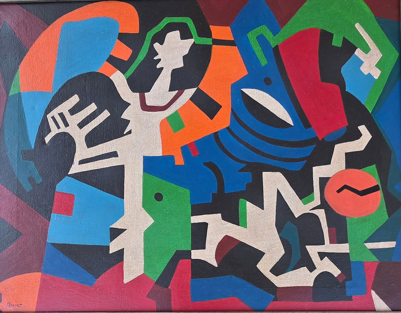 Walter Quirt was an American artist. He was employed by WPA Federal Arts Project for seven years. He (1 of 2)