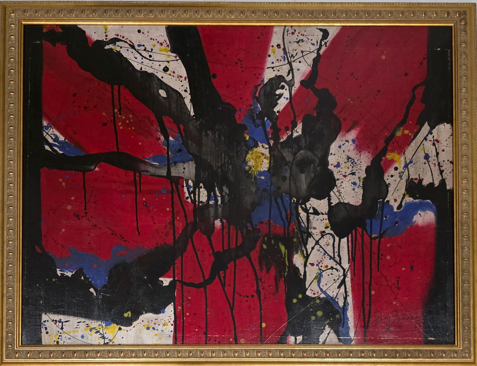 Sam Francis was born in San Mateo, California the son of Katherine Lewis Francis and Samuel Augustus (1 of 3)