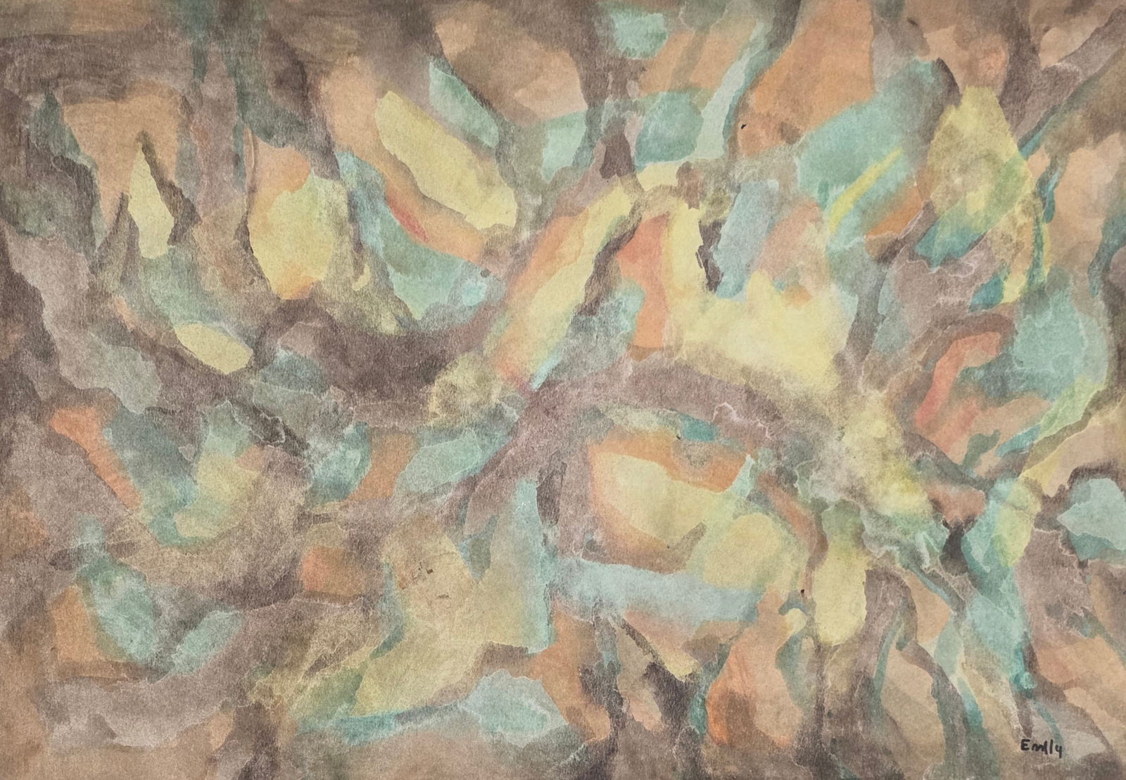 Emily Kane Kngwarreye (1910-1996) was an Australian artist known for her abstract paintings of the (1 of 2)