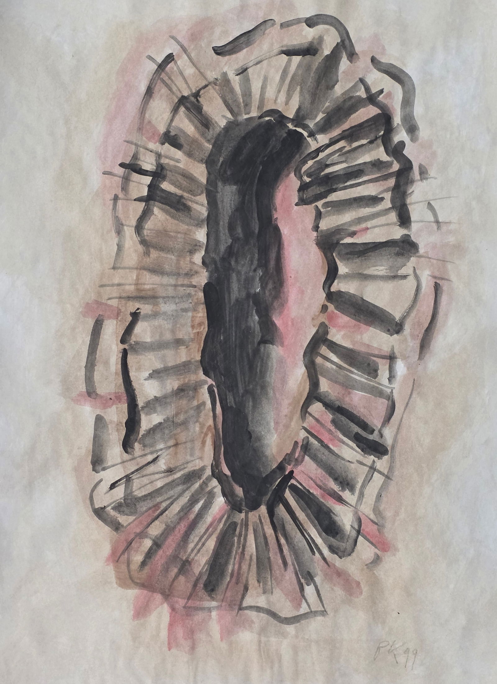 Per Kirkeby was a Danish painter, poet, film maker and sculptor. His works have been exhibited (1 of 2)