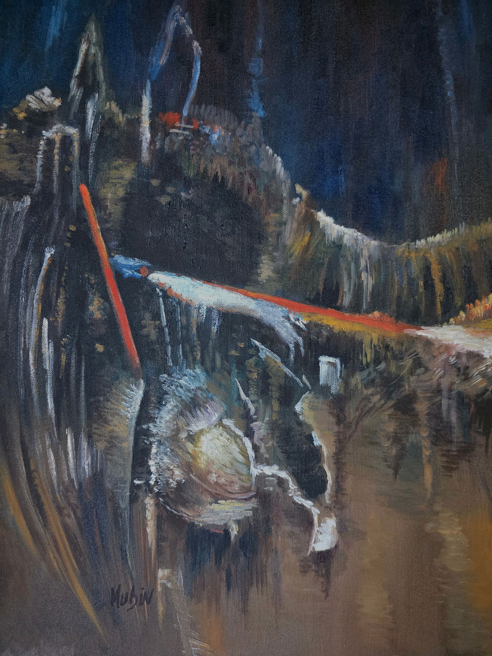 Mübin OrhonTurkish, 1924–1981Born in 1924, Istanbul, Mübin Orhon has graduated from the Faculty: Mübin OrhonTurkish, 1924–1981Born in 1924, Istanbul, Mübin Orhon has graduated from the Faculty of Political Sciences of Ankara University. The artist who moved to Paris in 1948 to complete his do