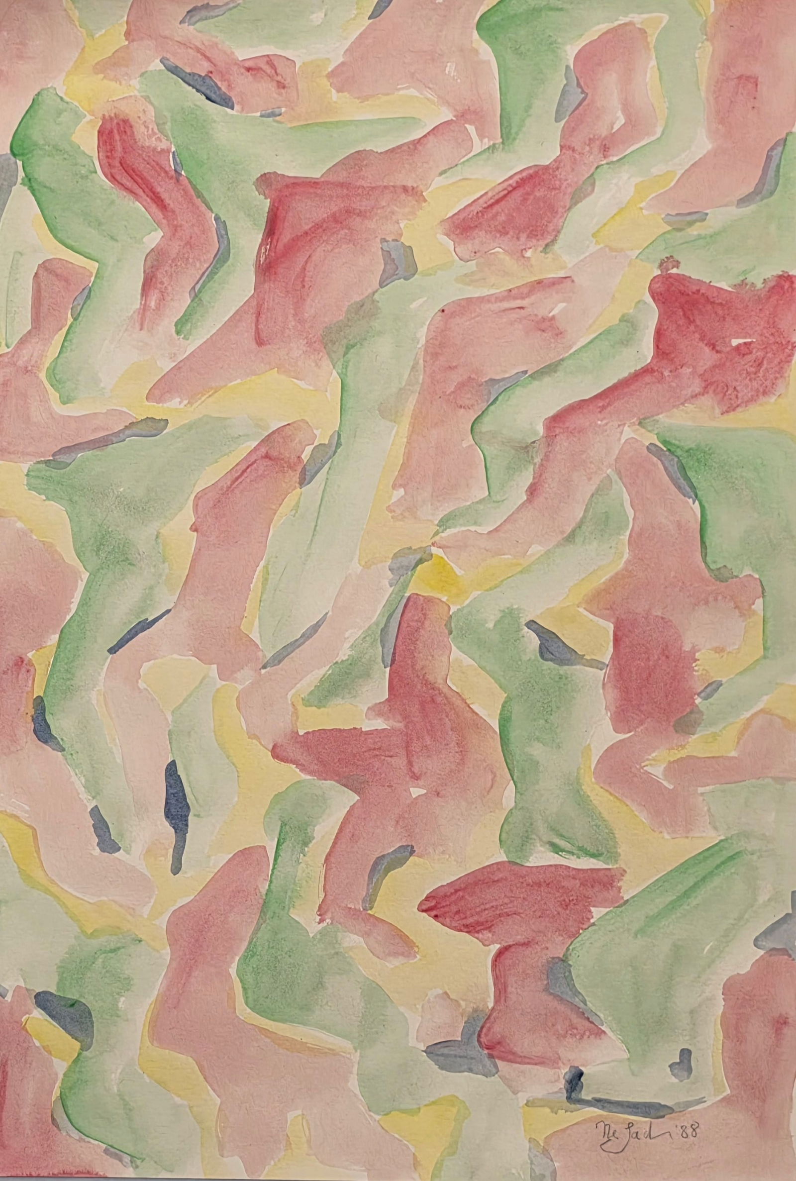 Nejad Melih Devrim was active/lived in Turkey, France. Born to a highly educated family of artists a: Nejad Melih Devrim was active/lived in Turkey, France. Born to a highly educated family of artists and poets, he was the son of a pioneering female artist ...Private collector,Water Color on paper ,si