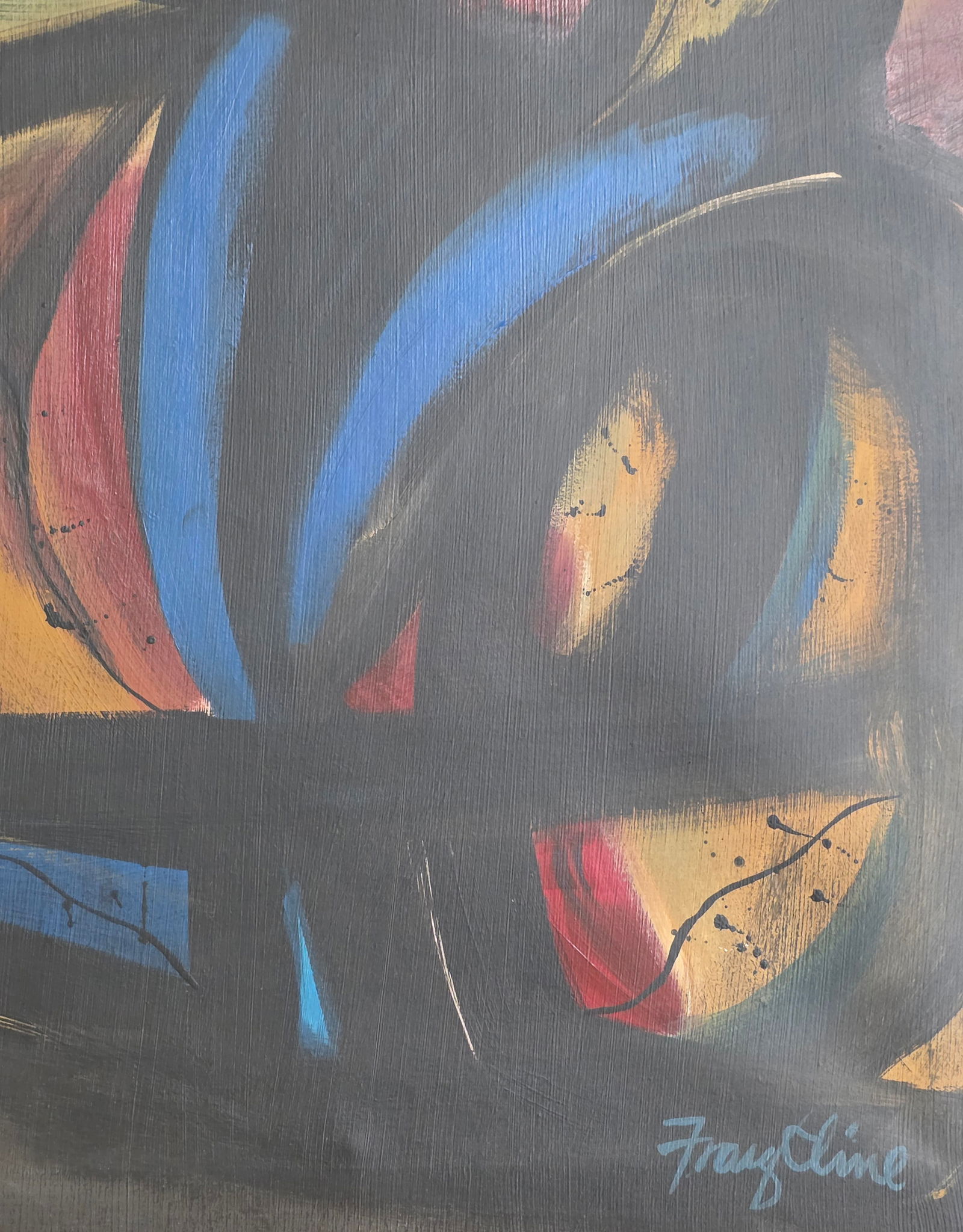 Franz Kline (May 23, 1910 – May 13, 1962) was an American painter. He is associated with the (1 of 2)