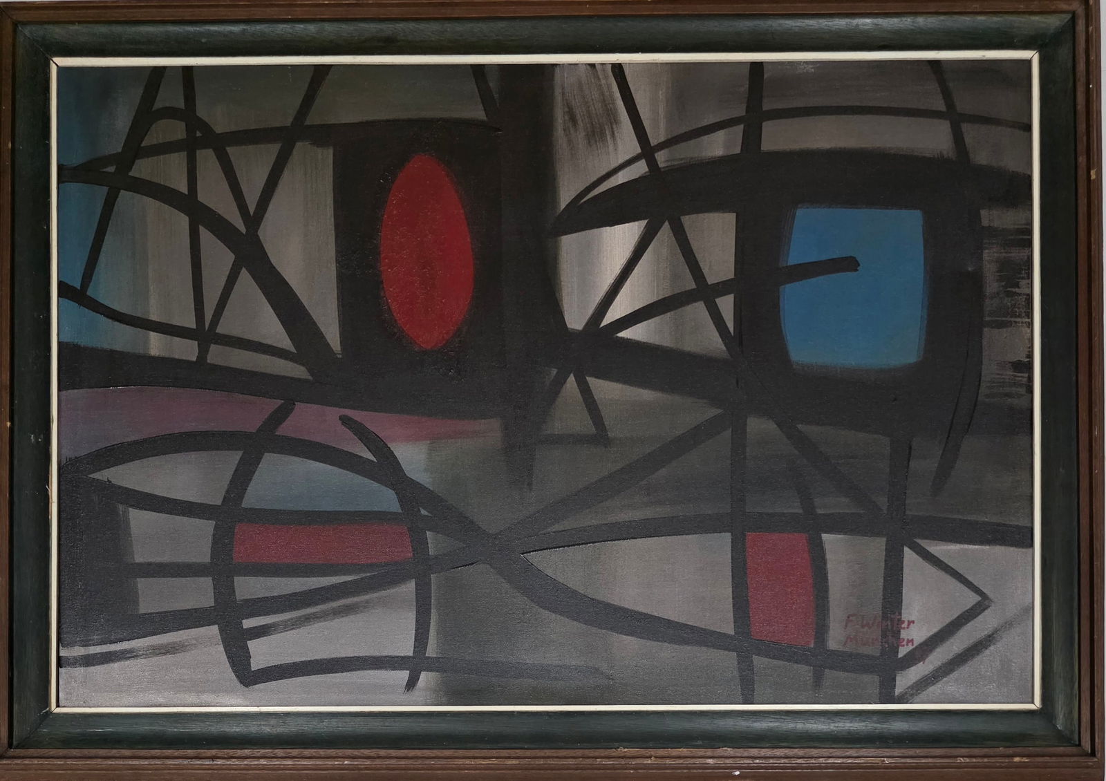 Fritz Winter (22 September 1905 in Altenbögge (now part of Bönen) – 1 October 1976 in: Fritz Winter (22 September 1905 in Altenbögge (now part of Bönen) – 1 October 1976 in Herrsching) was a German painter of the postwar period best known for his abstract works in the Art Informel s