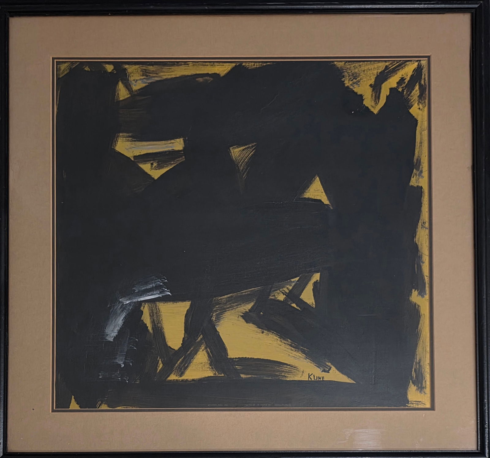 Franz Kline (May 23, 1910 – May 13, 1962) was an American painter. He is associated with the (1 of 2)