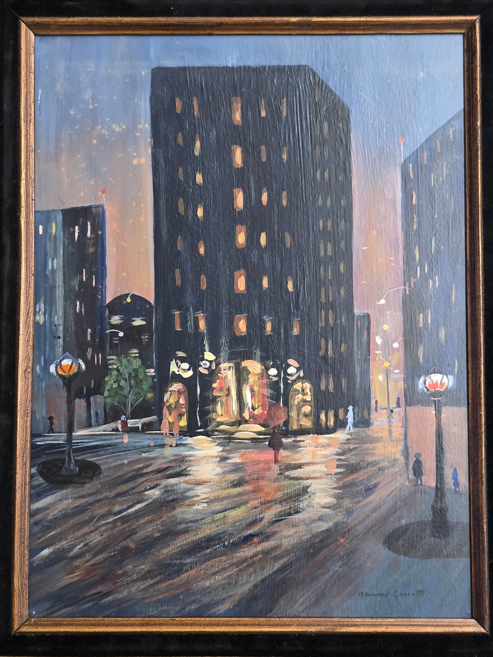 Bernard Lamotte (1903 – September 28, 1983) was a Paris-born artist, illustrator, painter, and (1 of 2)