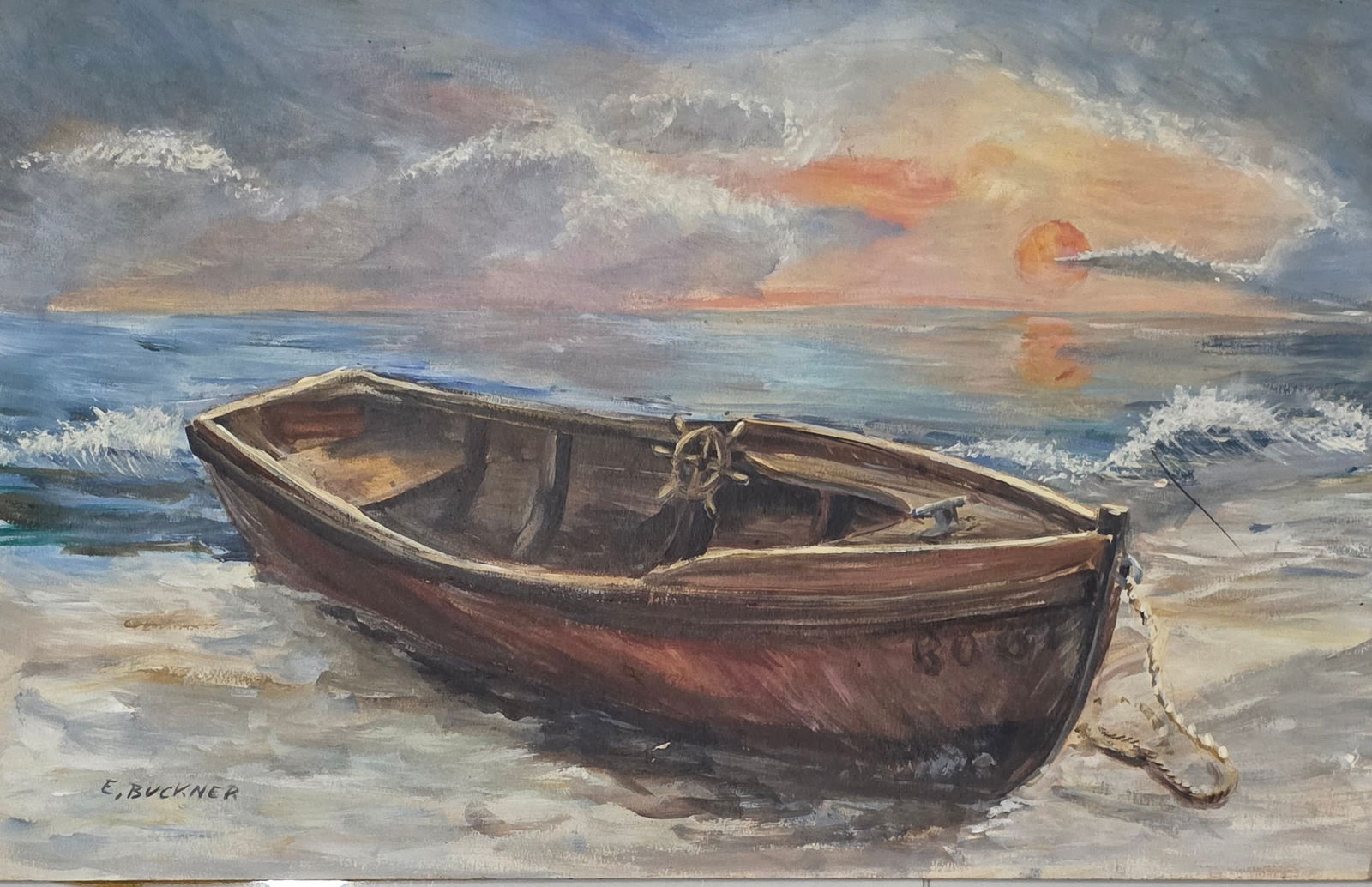 Ellis Buckner (1943 - 1991) is an American landscape artist from Gifford, FL and one of the original (1 of 2)