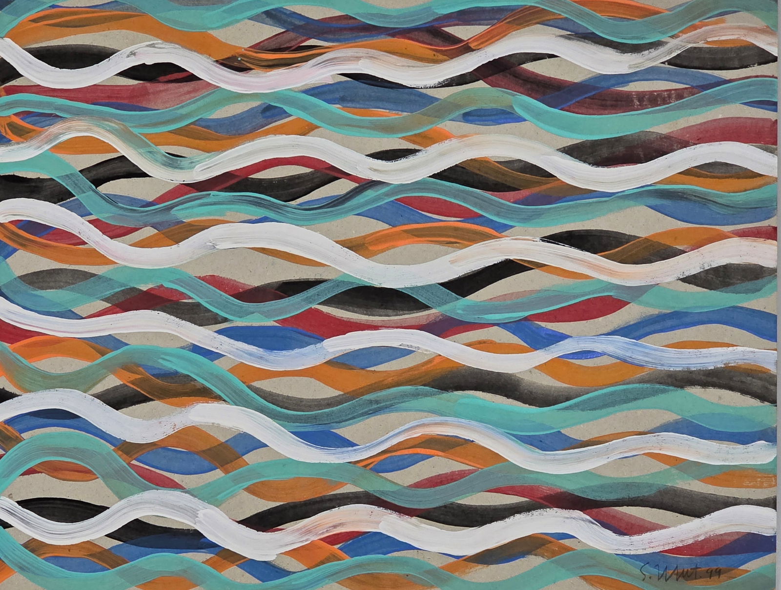 Solomon "Sol" LeWitt (September 9, 1928 – April 8, 2007) was an American artist linked to various (1 of 2)